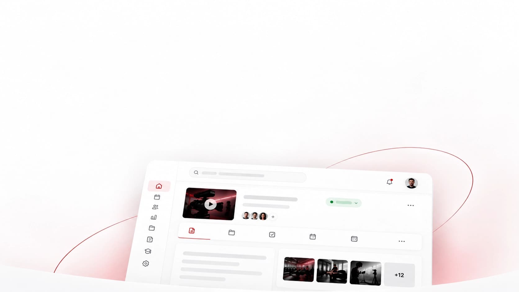 Przykładowy ekran podsumowania pracy w Mvideo App
